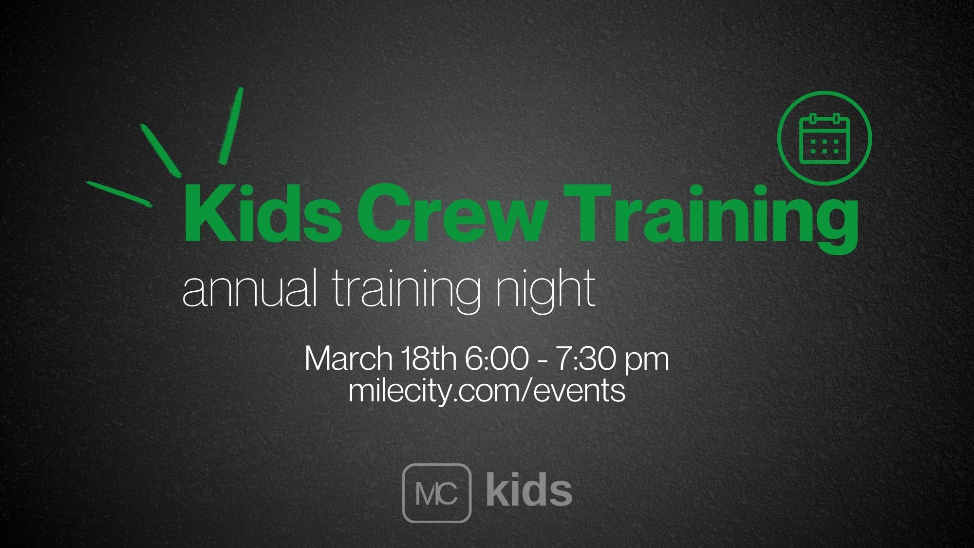 3-18Kids Crew Training